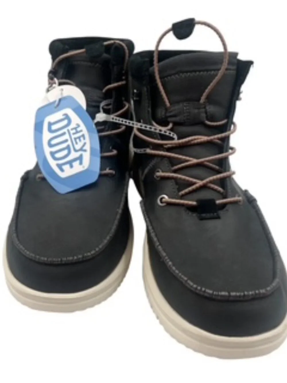 NEW Hey Dude Chukka Bradley Boots Men’s 12 Black Ankle High Water Repellent